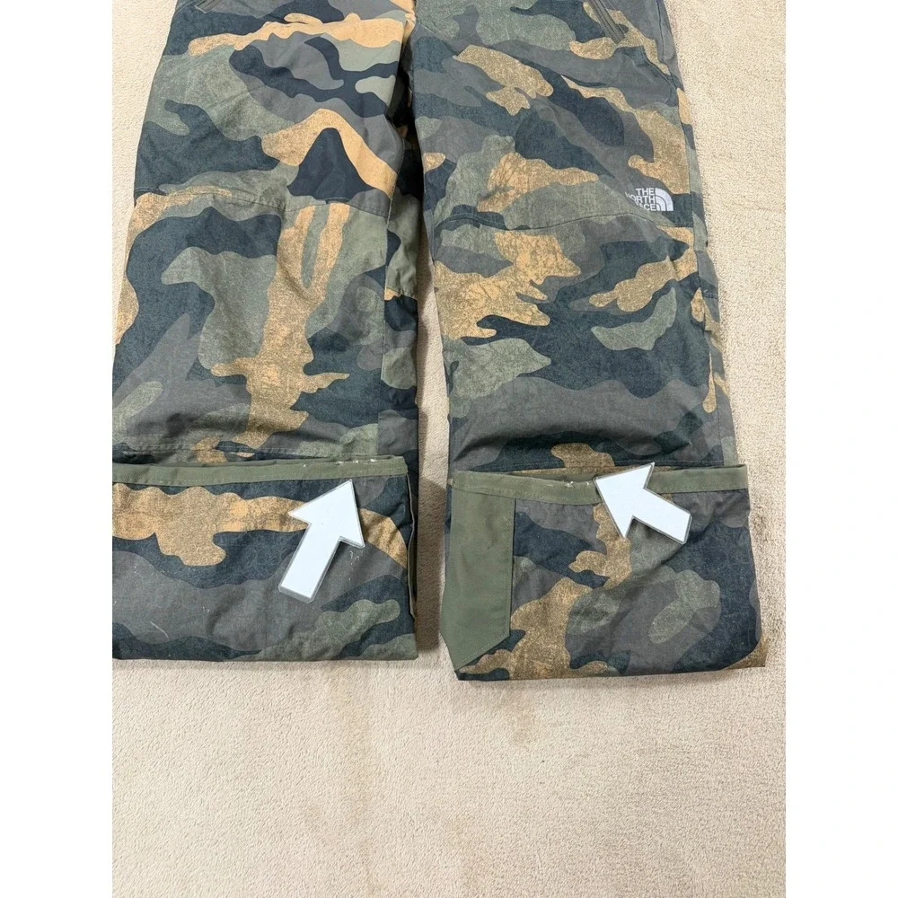 The North Face EZ Grow‎ Boys L 14/16 Camo DryVent Insulated Snow Ski Pants